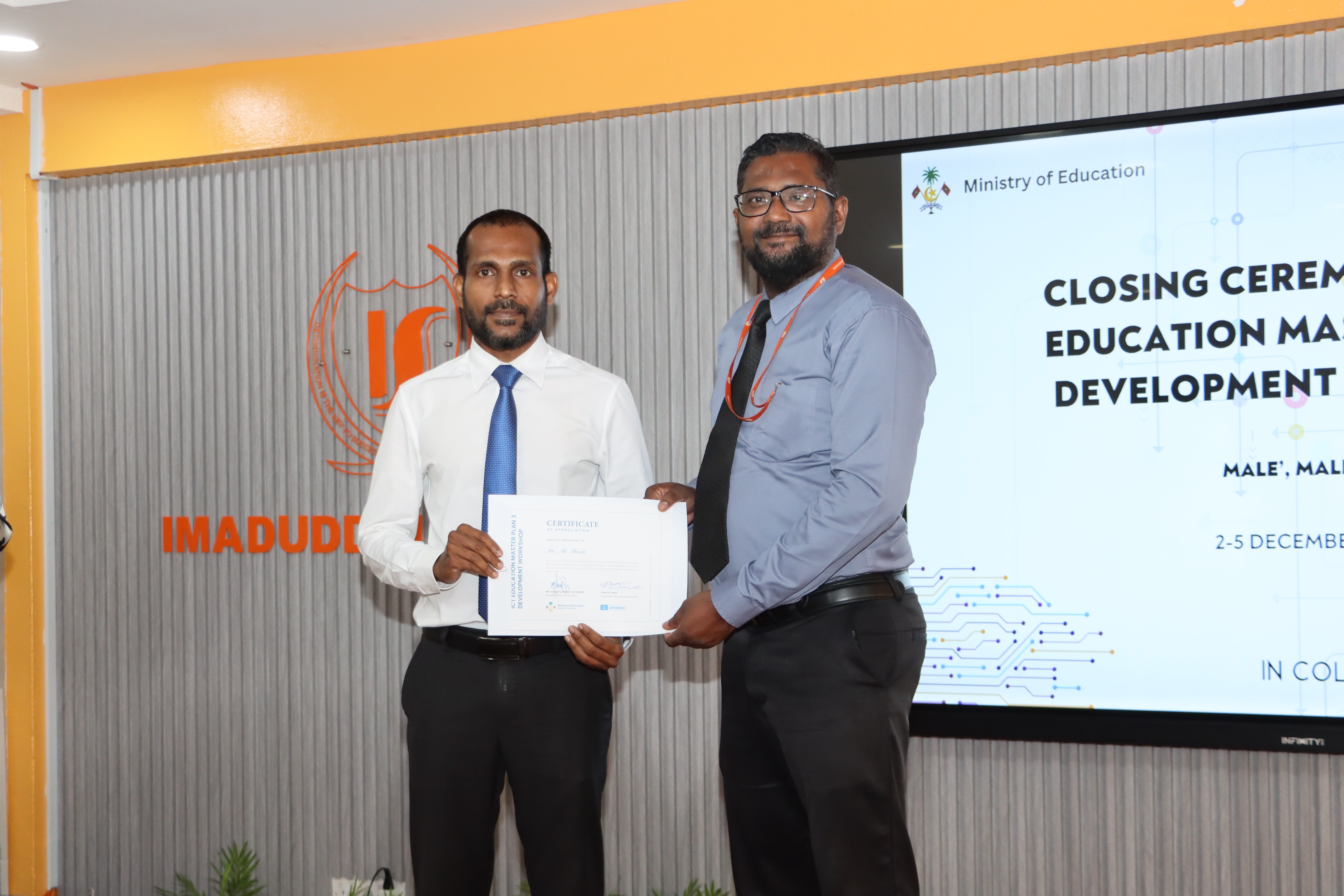 Closing Ceremony of  3rd ICT Master Plan Development Workshop